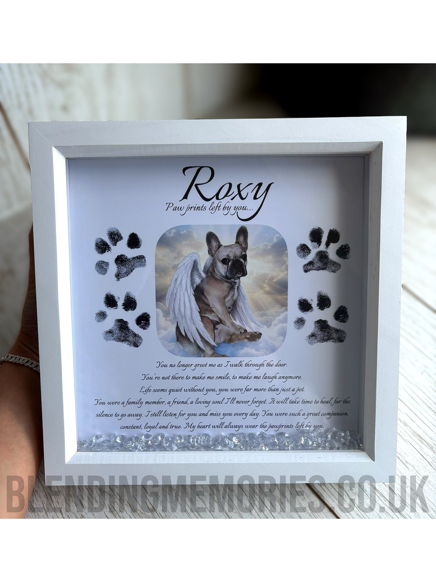 Paw Print Memorial Box